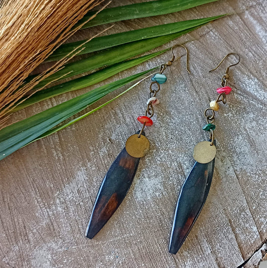 Brass Earrings 156
