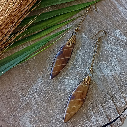 Brass Earrings 161