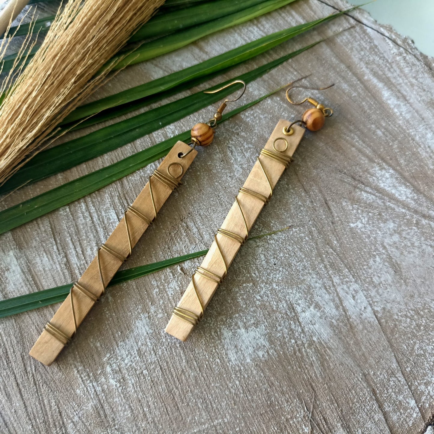 Brass Earrings 157
