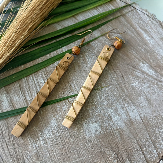 Brass Earrings 157