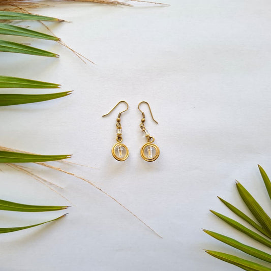 Brass Earrings 391