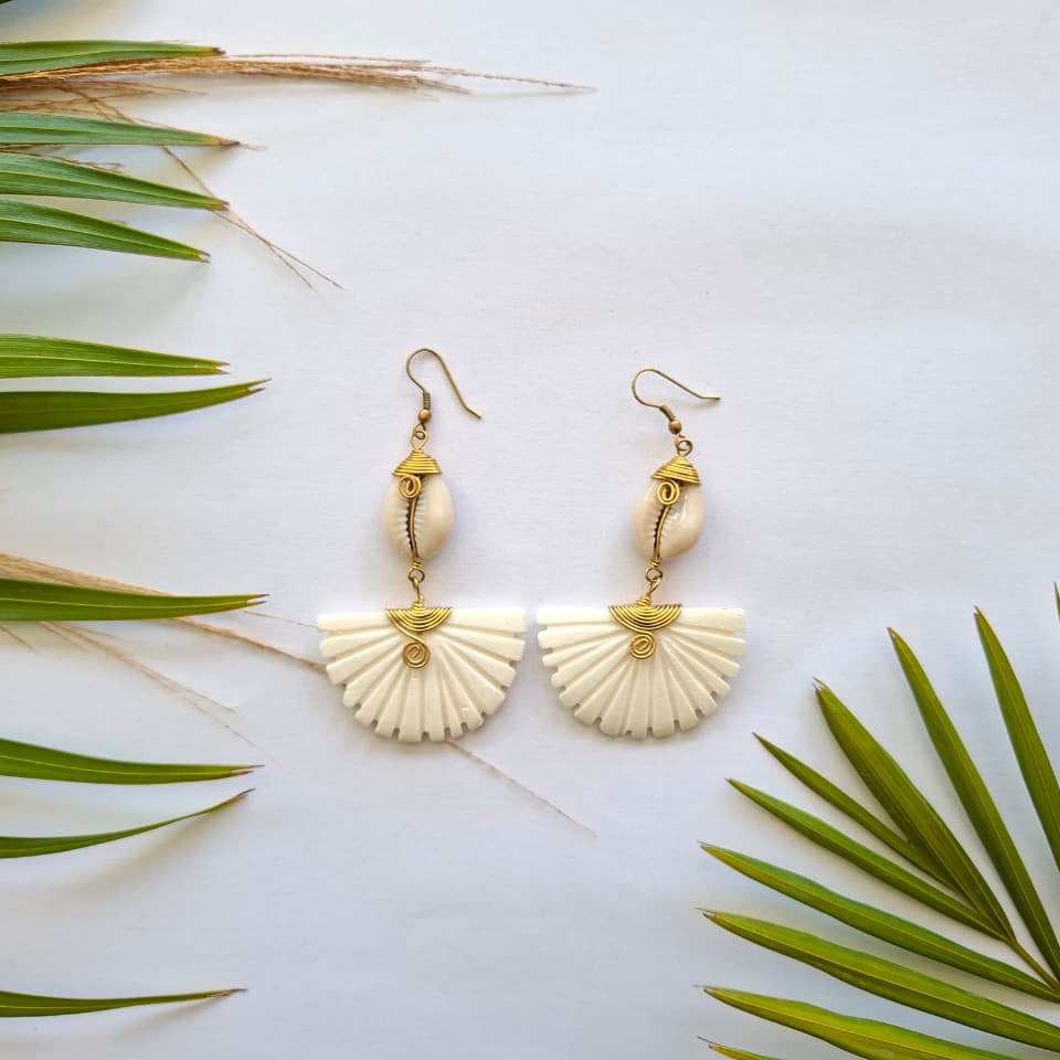 Brass Earrings 389