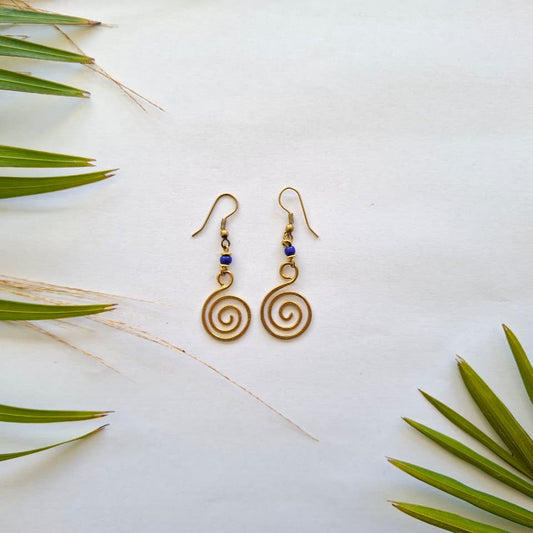Brass Earrings 381