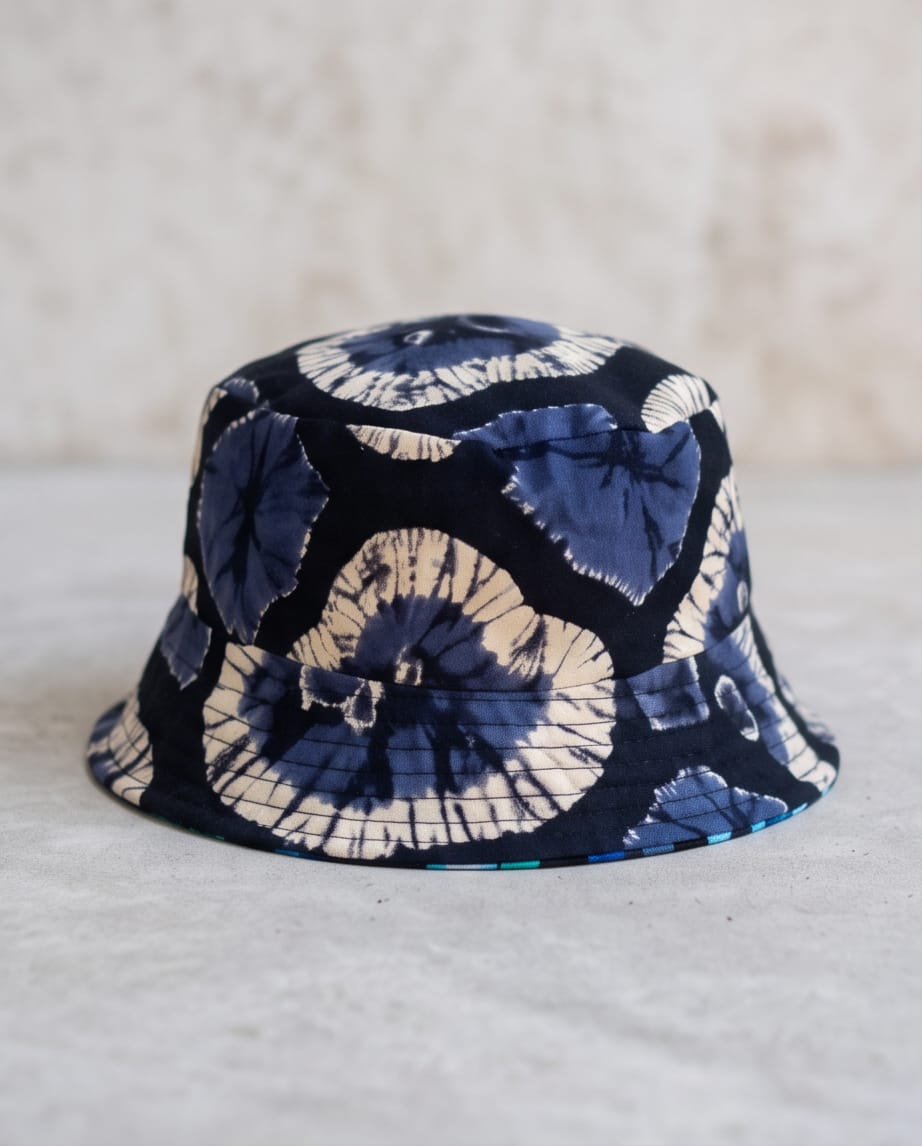 Reversable Bucket Hat - Deep Blue