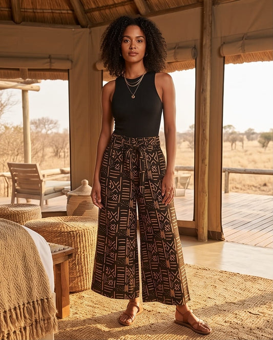 Palazzo Pants Tribal- Cotton