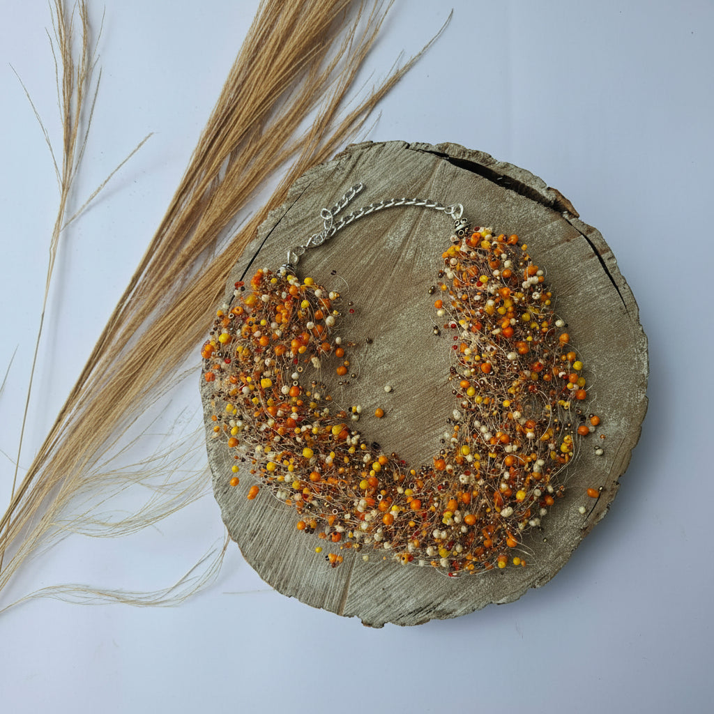 Beaded necklace 236