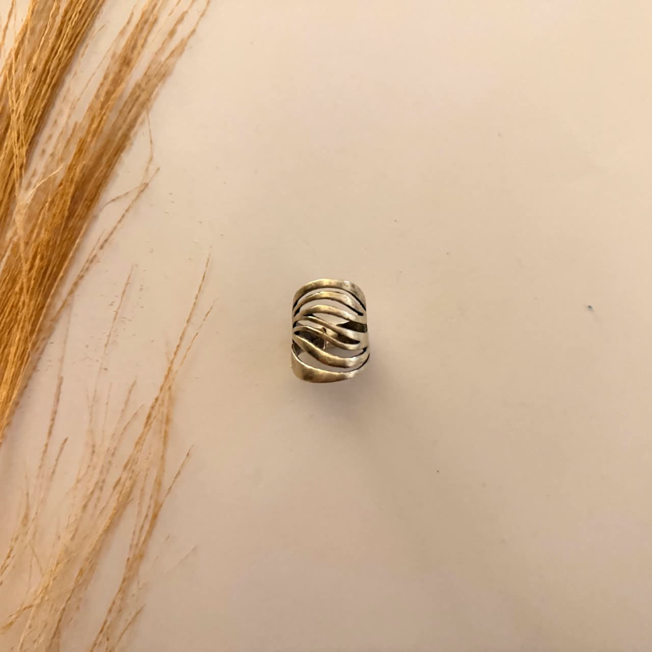 Silver-tone ring 296