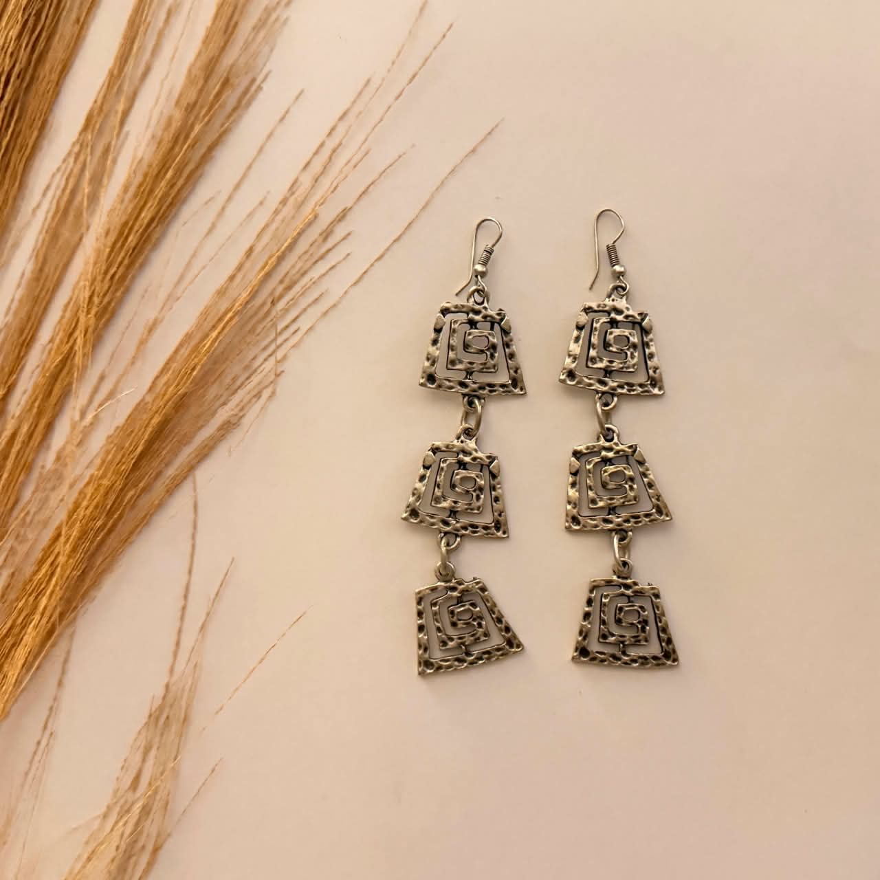 Silver-tone earrings 429