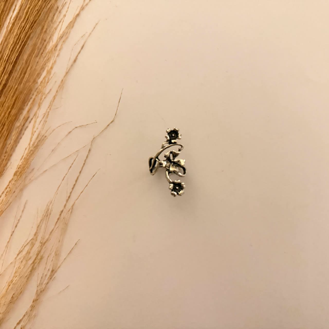 Silver-tone ring 300
