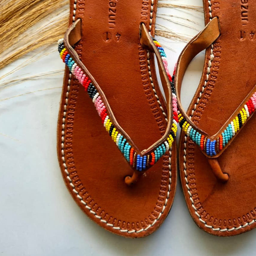 Maasai Sandals - Rainbow