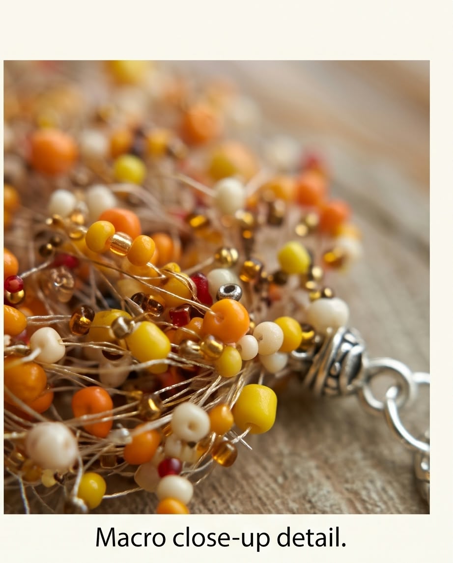 Beaded necklace 236