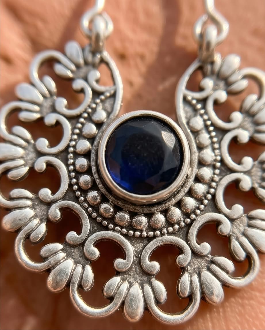 Silver-tone earrings 426