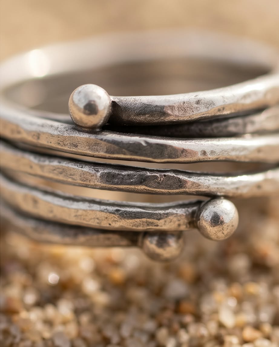Silver-tone ring 298