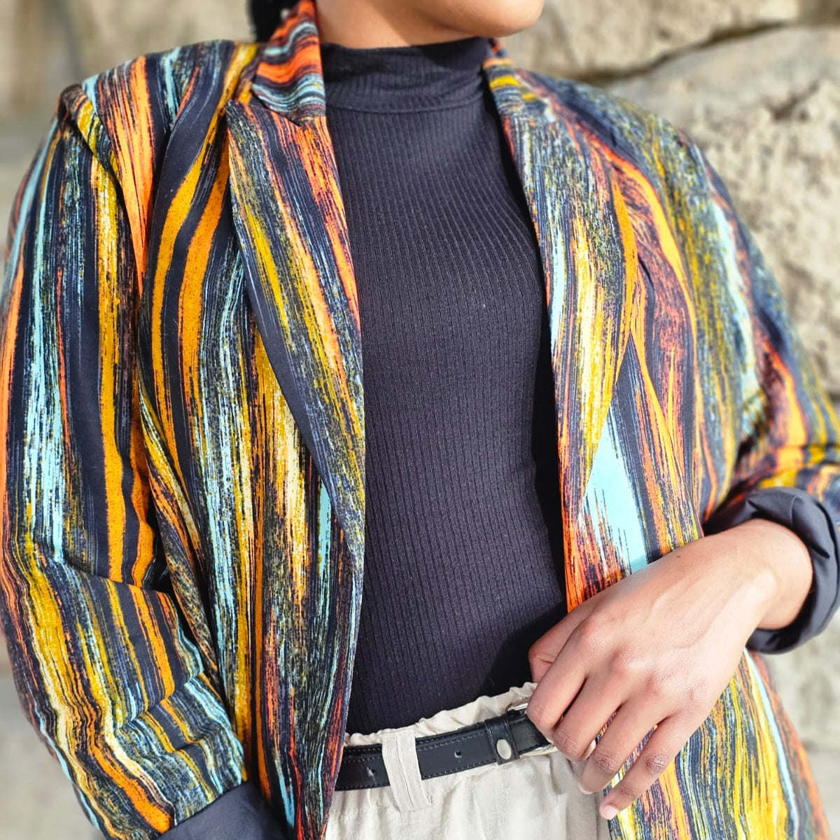 Ankara blazer