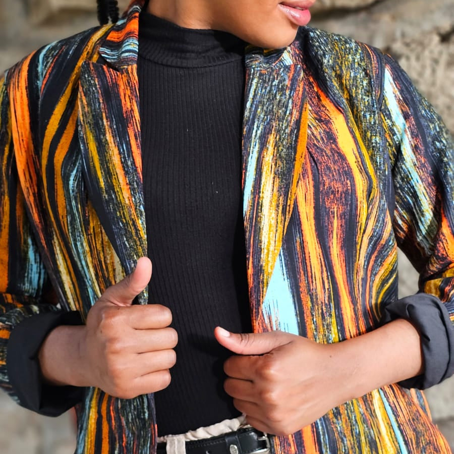 Ankara blazer